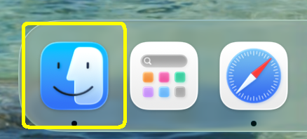 Screenshot of the macOS Finder application.